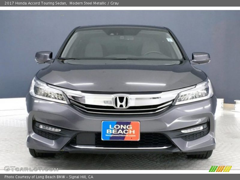 Modern Steel Metallic / Gray 2017 Honda Accord Touring Sedan