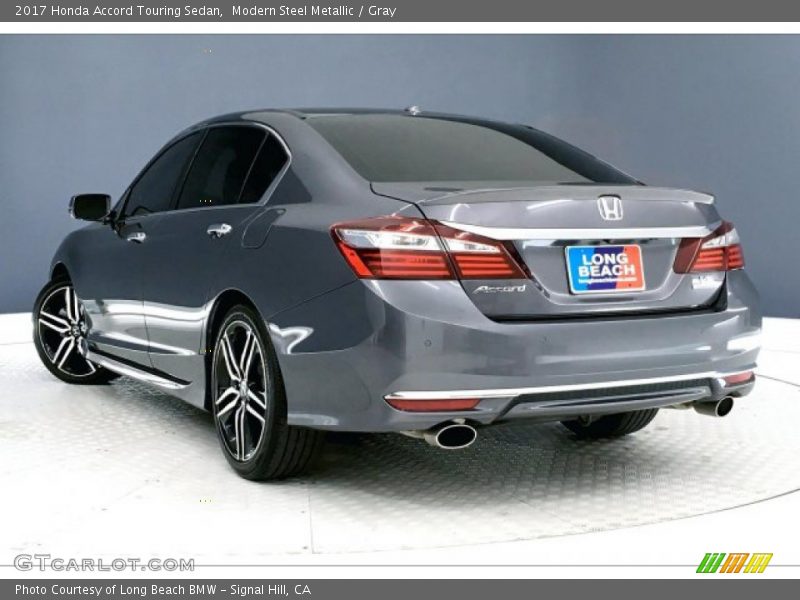 Modern Steel Metallic / Gray 2017 Honda Accord Touring Sedan