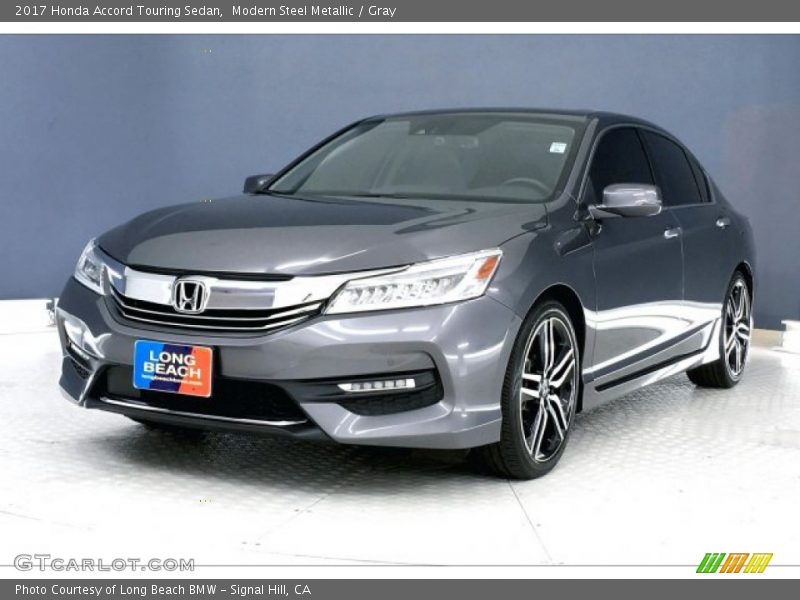 Modern Steel Metallic / Gray 2017 Honda Accord Touring Sedan