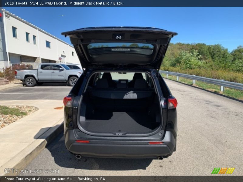 Midnight Black Metallic / Black 2019 Toyota RAV4 LE AWD Hybrid