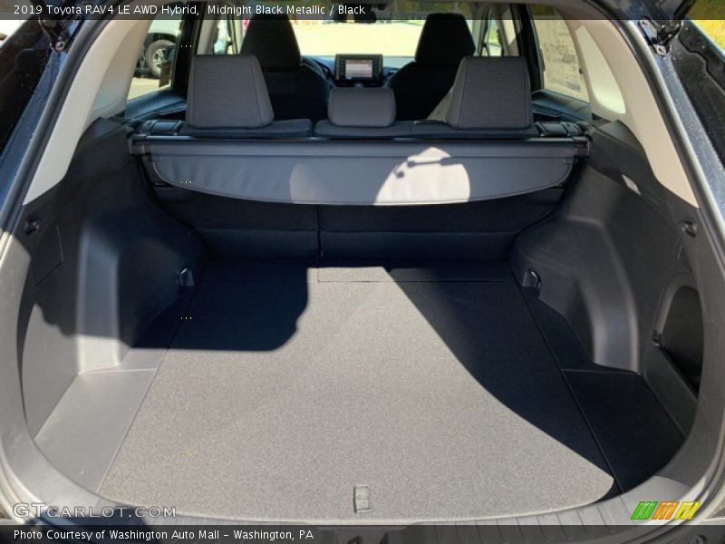 Midnight Black Metallic / Black 2019 Toyota RAV4 LE AWD Hybrid