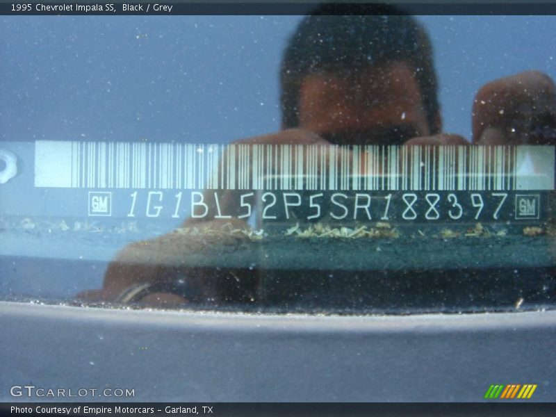 Black / Grey 1995 Chevrolet Impala SS