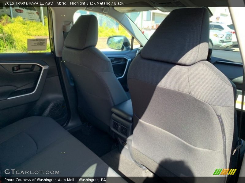 Midnight Black Metallic / Black 2019 Toyota RAV4 LE AWD Hybrid