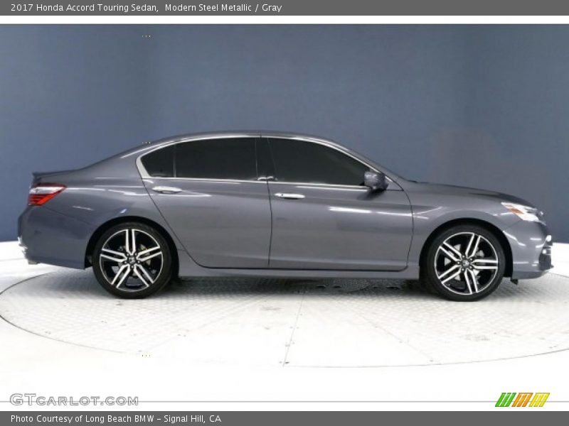 Modern Steel Metallic / Gray 2017 Honda Accord Touring Sedan
