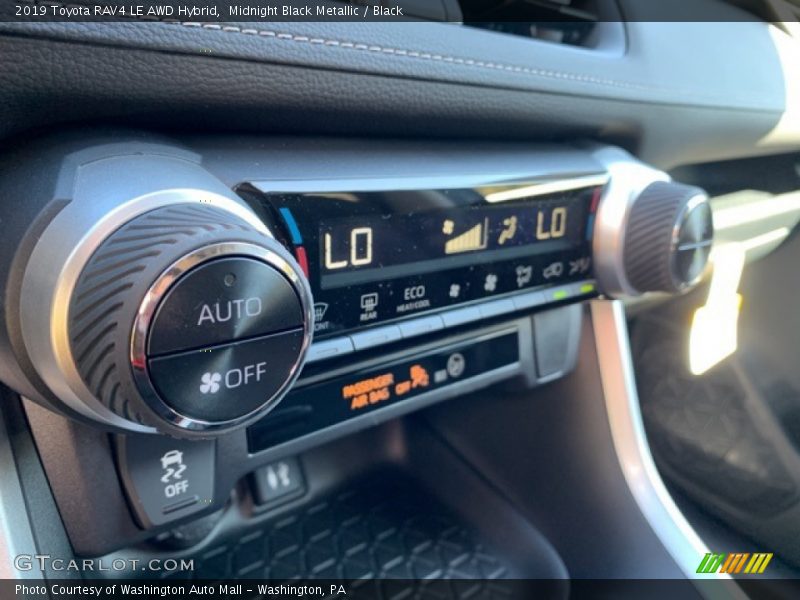 Midnight Black Metallic / Black 2019 Toyota RAV4 LE AWD Hybrid