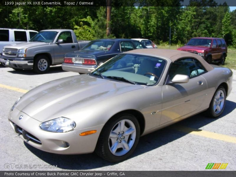 Topaz / Oatmeal 1999 Jaguar XK XK8 Convertible