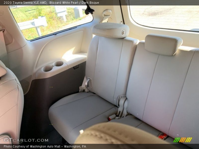Blizzard White Pearl / Dark Bisque 2020 Toyota Sienna XLE AWD