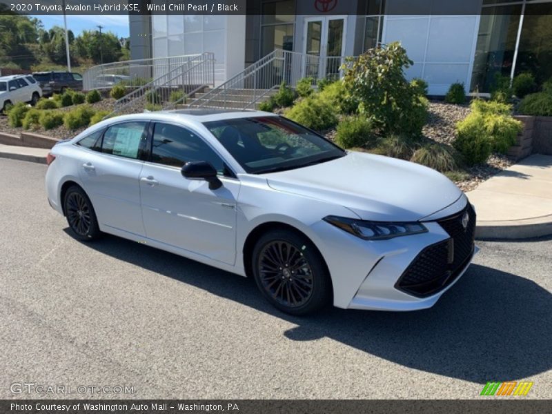 Wind Chill Pearl / Black 2020 Toyota Avalon Hybrid XSE