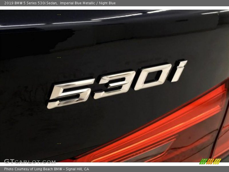 Imperial Blue Metallic / Night Blue 2019 BMW 5 Series 530i Sedan