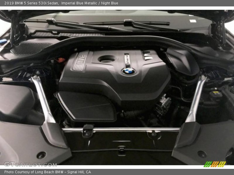 Imperial Blue Metallic / Night Blue 2019 BMW 5 Series 530i Sedan