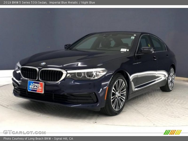Imperial Blue Metallic / Night Blue 2019 BMW 5 Series 530i Sedan