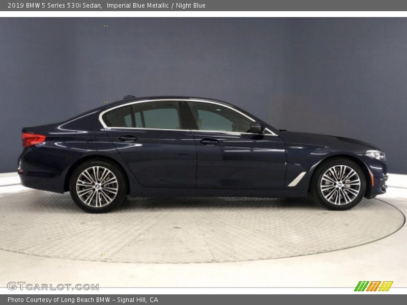 Imperial Blue Metallic / Night Blue 2019 BMW 5 Series 530i Sedan