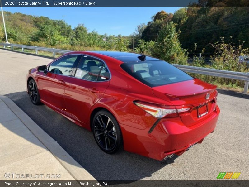 Supersonic Red / Black 2020 Toyota Camry TRD
