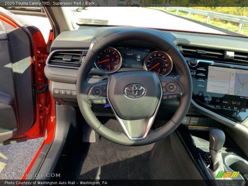 Supersonic Red / Black 2020 Toyota Camry TRD