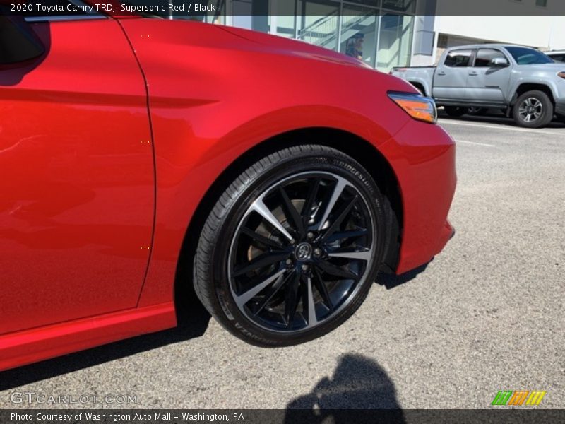 Supersonic Red / Black 2020 Toyota Camry TRD