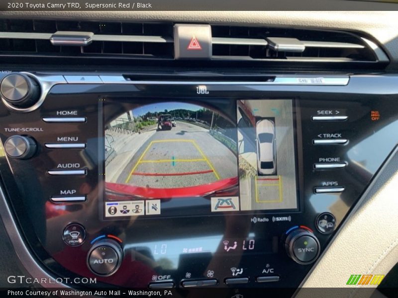 Supersonic Red / Black 2020 Toyota Camry TRD