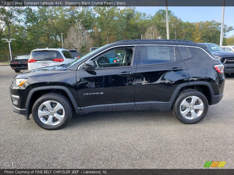 Diamond Black Crystal Pearl / Black 2020 Jeep Compass Latitude 4x4