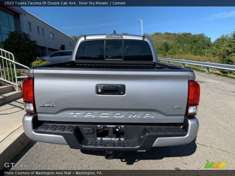 Silver Sky Metallic / Cement 2020 Toyota Tacoma SR Double Cab 4x4