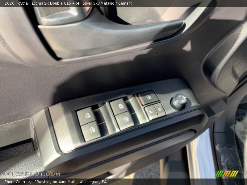 Silver Sky Metallic / Cement 2020 Toyota Tacoma SR Double Cab 4x4