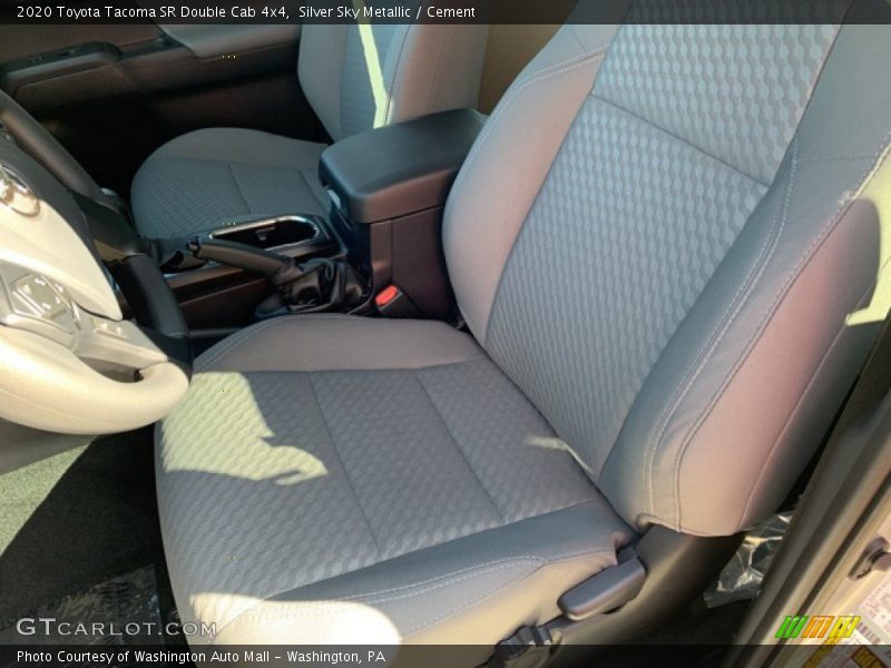 Silver Sky Metallic / Cement 2020 Toyota Tacoma SR Double Cab 4x4