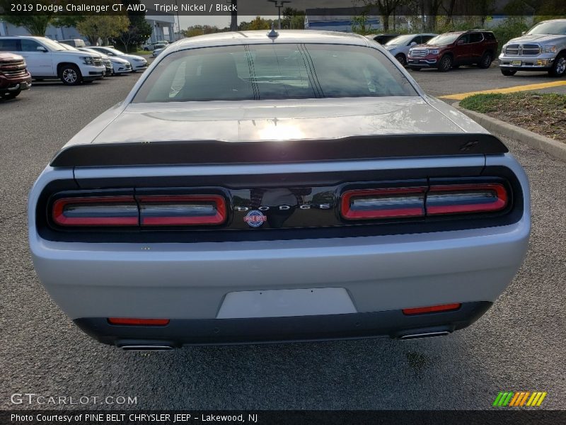 Triple Nickel / Black 2019 Dodge Challenger GT AWD