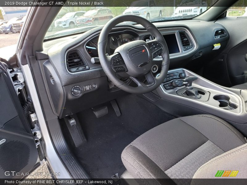 Triple Nickel / Black 2019 Dodge Challenger GT AWD