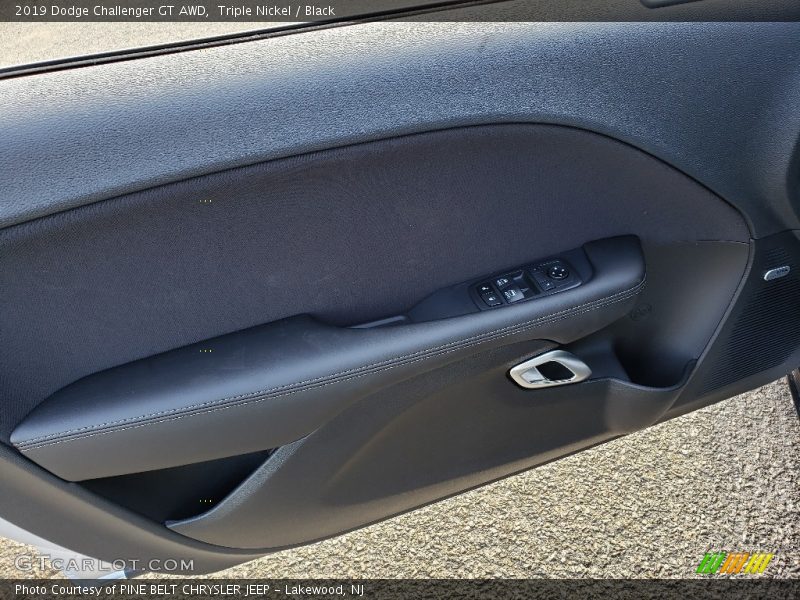 Triple Nickel / Black 2019 Dodge Challenger GT AWD