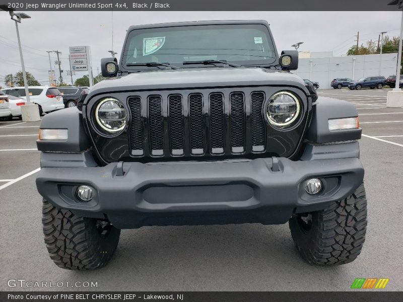 Black / Black 2020 Jeep Wrangler Unlimited Sport 4x4