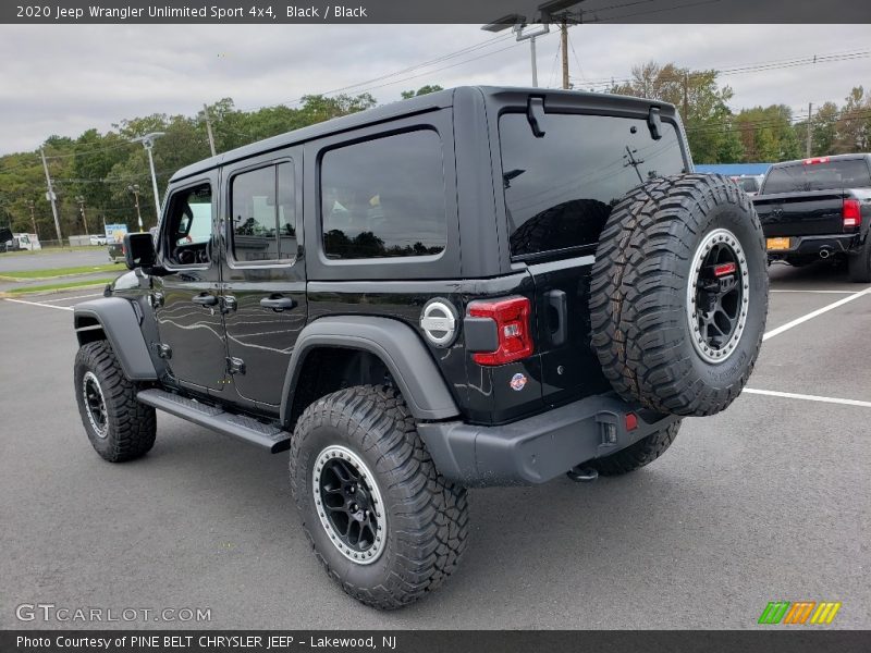 Black / Black 2020 Jeep Wrangler Unlimited Sport 4x4