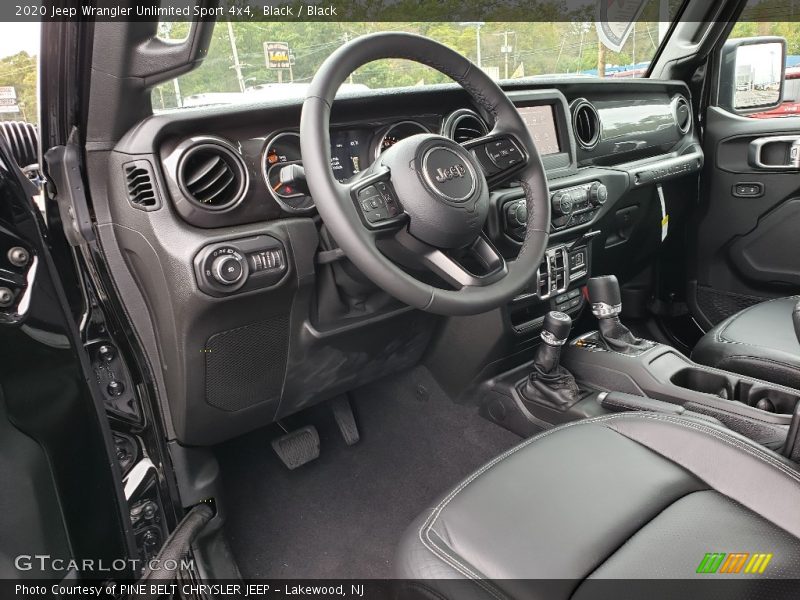 Black / Black 2020 Jeep Wrangler Unlimited Sport 4x4