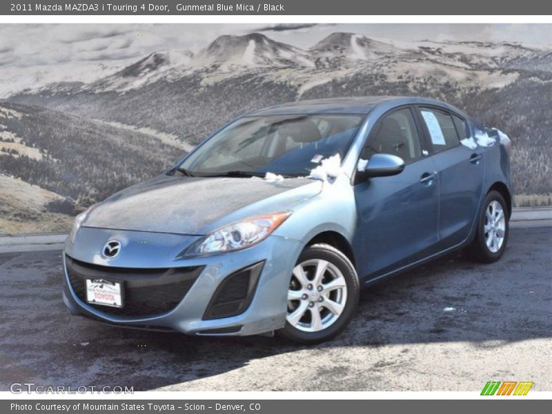 Gunmetal Blue Mica / Black 2011 Mazda MAZDA3 i Touring 4 Door