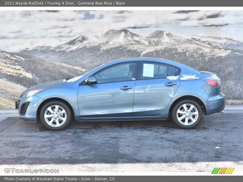 Gunmetal Blue Mica / Black 2011 Mazda MAZDA3 i Touring 4 Door