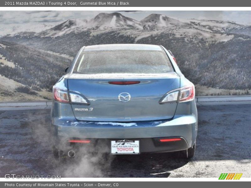 Gunmetal Blue Mica / Black 2011 Mazda MAZDA3 i Touring 4 Door