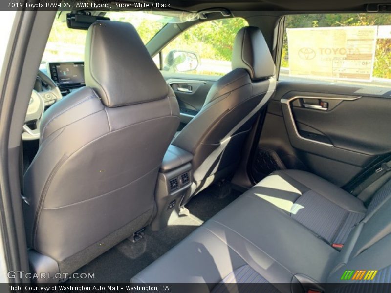 Super White / Black 2019 Toyota RAV4 XSE AWD Hybrid