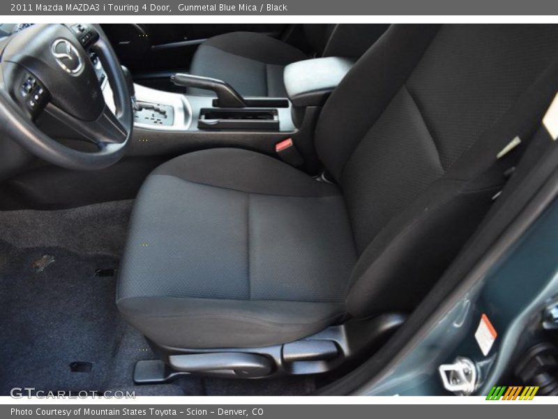 Gunmetal Blue Mica / Black 2011 Mazda MAZDA3 i Touring 4 Door
