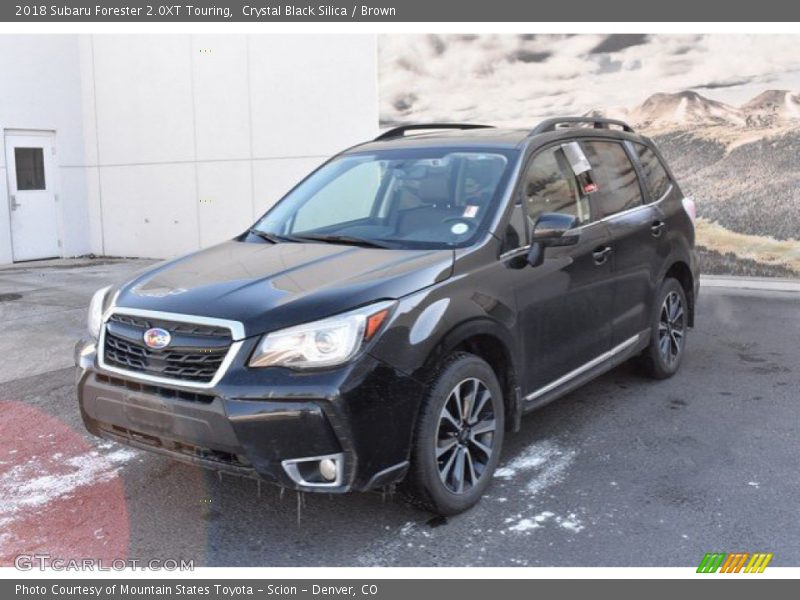 Crystal Black Silica / Brown 2018 Subaru Forester 2.0XT Touring