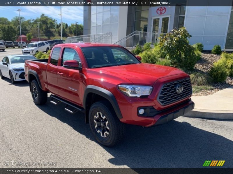 Barcelona Red Metallic / TRD Cement/Black 2020 Toyota Tacoma TRD Off Road Access Cab 4x4