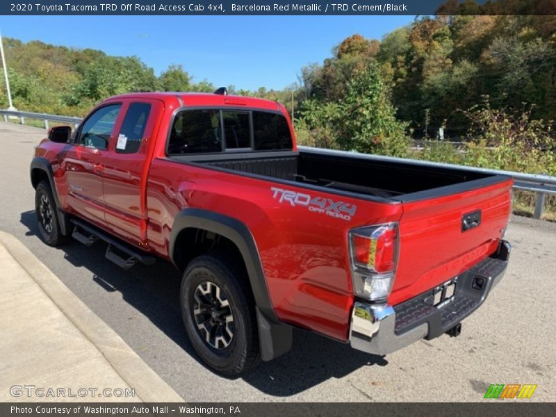 Barcelona Red Metallic / TRD Cement/Black 2020 Toyota Tacoma TRD Off Road Access Cab 4x4