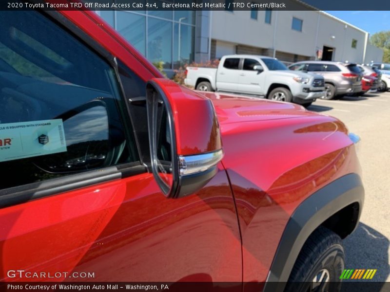 Barcelona Red Metallic / TRD Cement/Black 2020 Toyota Tacoma TRD Off Road Access Cab 4x4