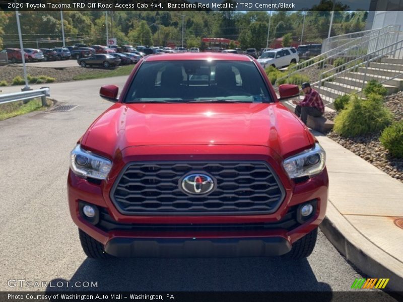 Barcelona Red Metallic / TRD Cement/Black 2020 Toyota Tacoma TRD Off Road Access Cab 4x4