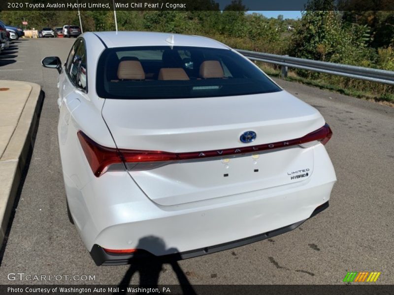 Wind Chill Pearl / Cognac 2020 Toyota Avalon Hybrid Limited