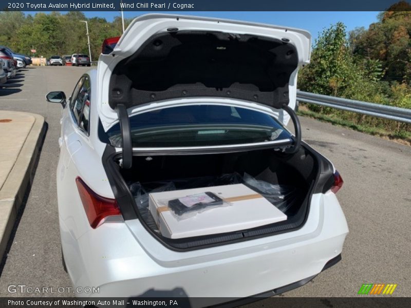Wind Chill Pearl / Cognac 2020 Toyota Avalon Hybrid Limited