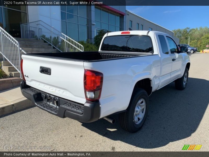 Super White / Cement 2020 Toyota Tacoma SR Access Cab 4x4