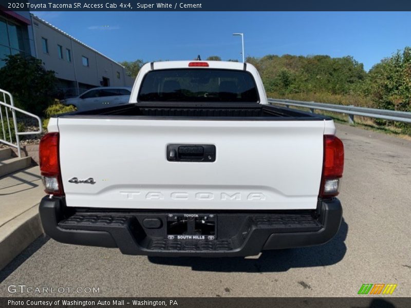 Super White / Cement 2020 Toyota Tacoma SR Access Cab 4x4