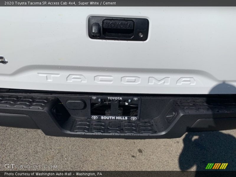 Super White / Cement 2020 Toyota Tacoma SR Access Cab 4x4