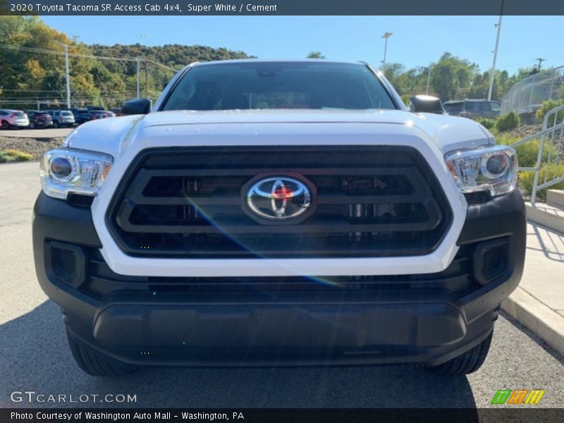 Super White / Cement 2020 Toyota Tacoma SR Access Cab 4x4