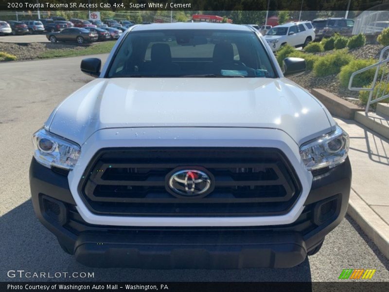 Super White / Cement 2020 Toyota Tacoma SR Access Cab 4x4