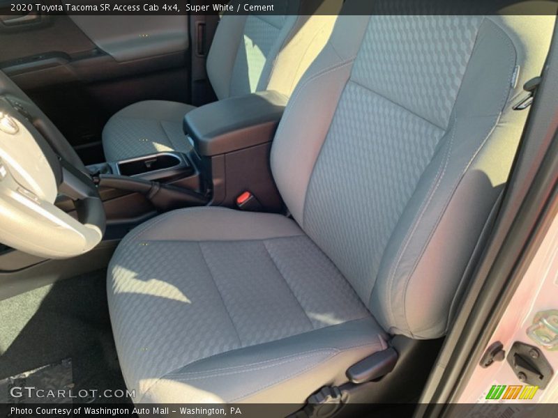 Super White / Cement 2020 Toyota Tacoma SR Access Cab 4x4