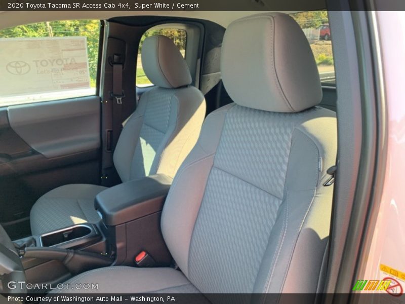 Super White / Cement 2020 Toyota Tacoma SR Access Cab 4x4
