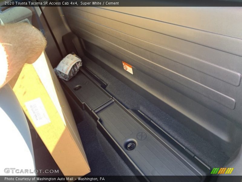 Super White / Cement 2020 Toyota Tacoma SR Access Cab 4x4